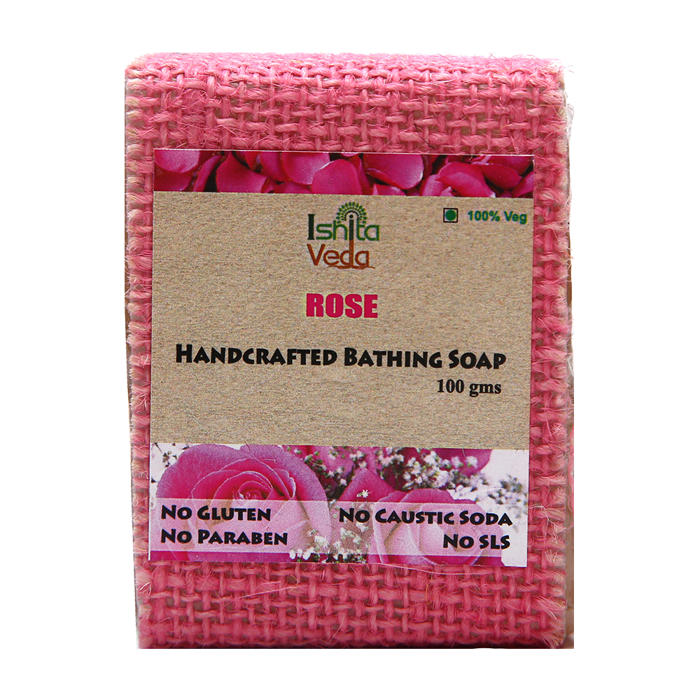 Rose Handmade Soap – Daily Skin Glow, Smooth & Balance Skin Texture