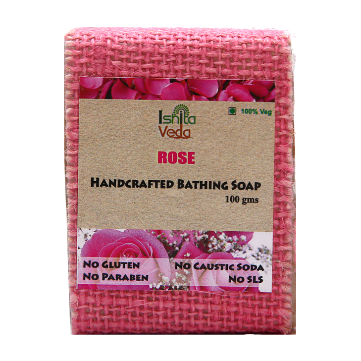 Rose Handmade Soap – Daily Skin Glow, Smooth & Balance Skin Texture