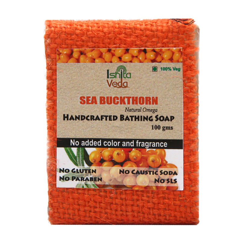 Sea Buckthorn Handmade Soap – Daily Skin Healing & Smoothing Brands: IshitaVeda