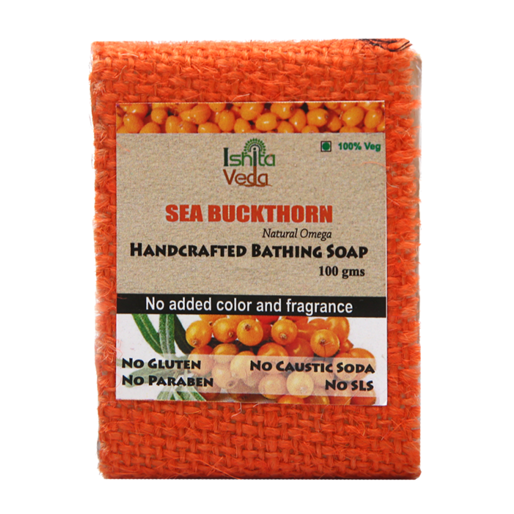 Sea Buckthorn Handmade Soap – Daily Skin Healing & Smoothing Brands: IshitaVeda