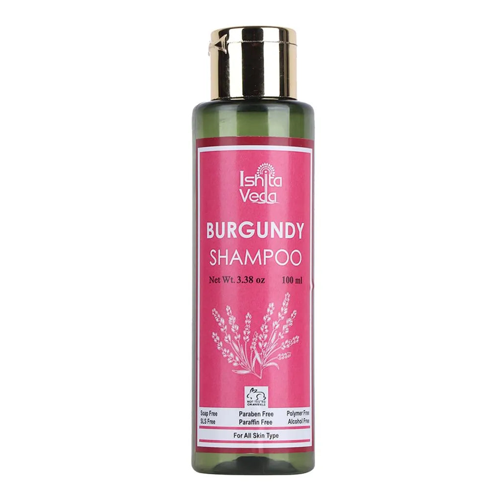 Burgundy Shampoo – Daily Healthy, Shiny & Silky Hair & Clean & Happy Scalp